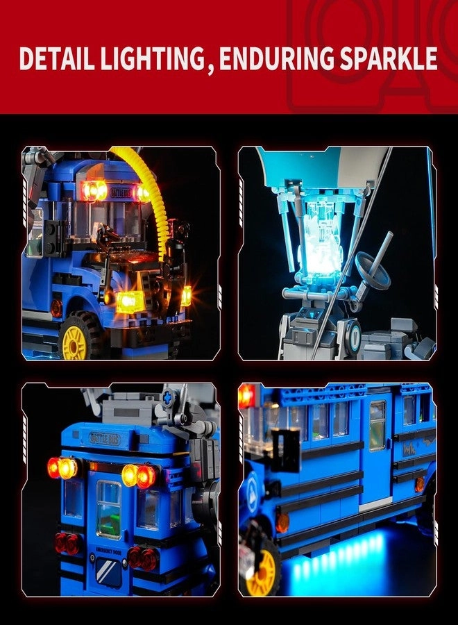 2.0 Light Kit - for Lego-Battle Bus Compatible with Lego Fortnite 77073
