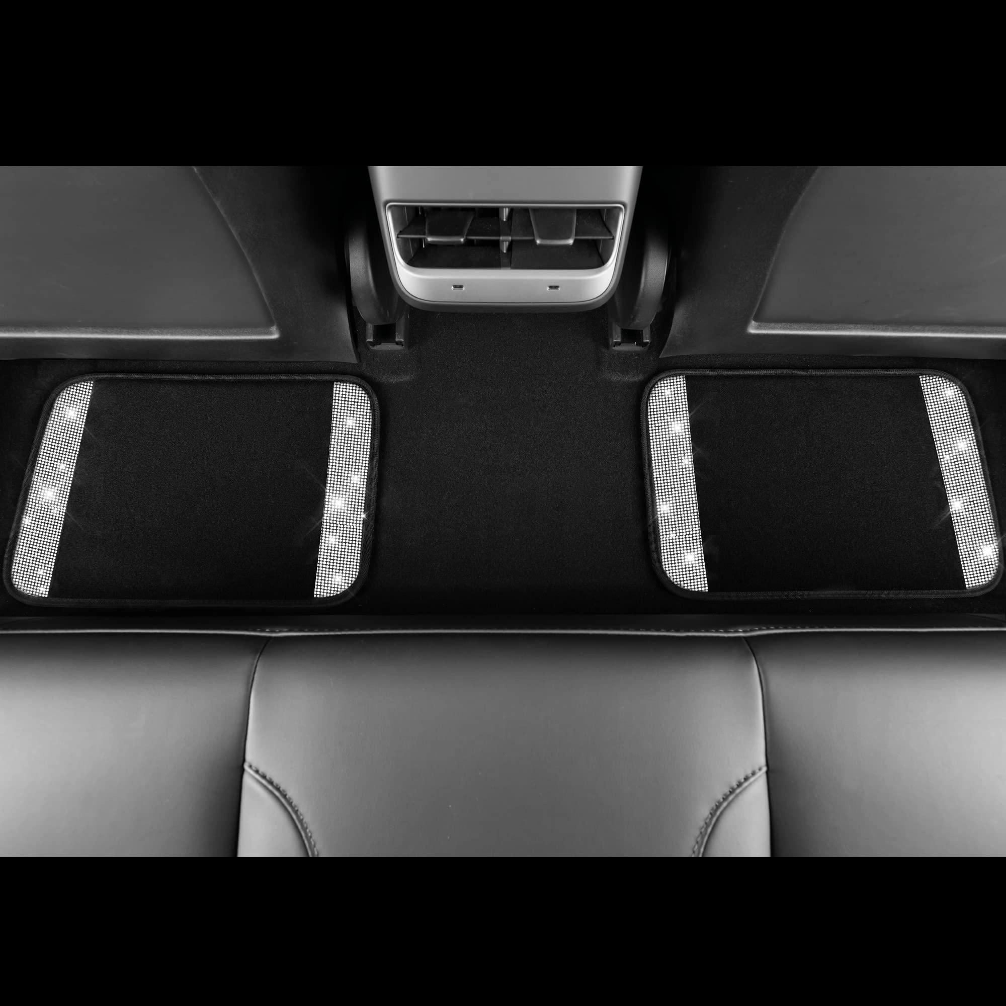 Bling Diamond Car Mats - 4.0 Count Universal Fit