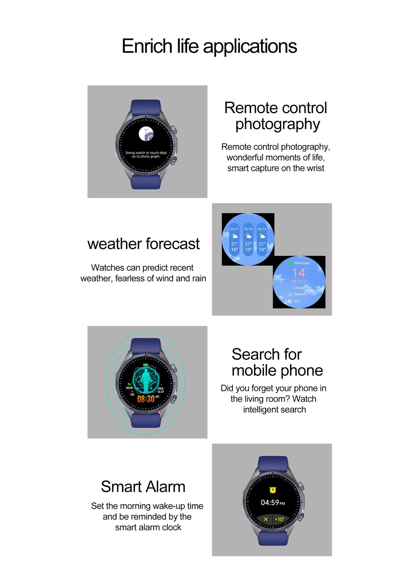 VE57 Alloy+stainless steel+PC+AMOLED