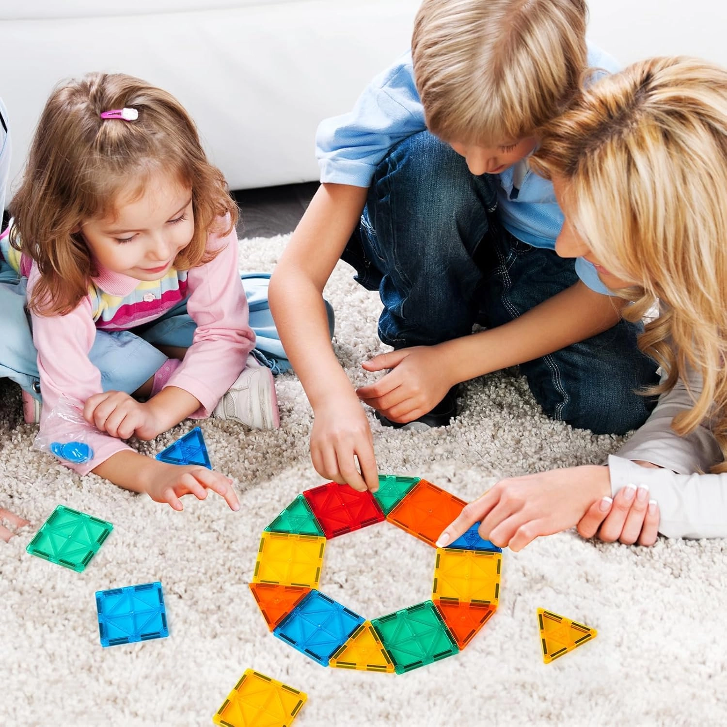 Magnetic Tiles - Basic Blocks 40pcs Construction