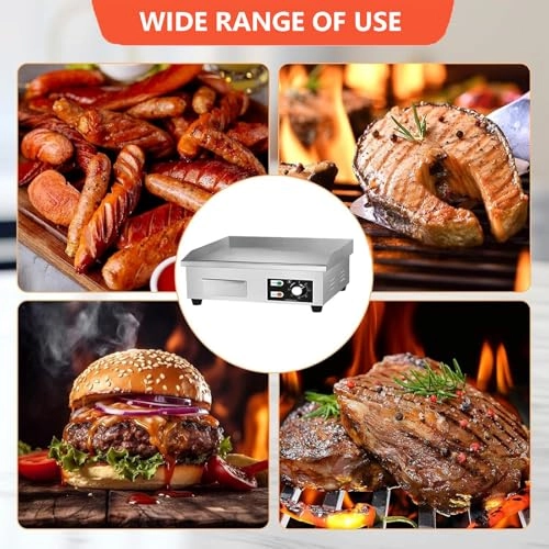 Commercial Electric Griddle - 4 zone(s) 450*300mm