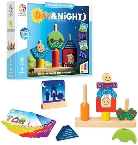 Day and Night Wooden Puzzle (514084) - 12 pcs