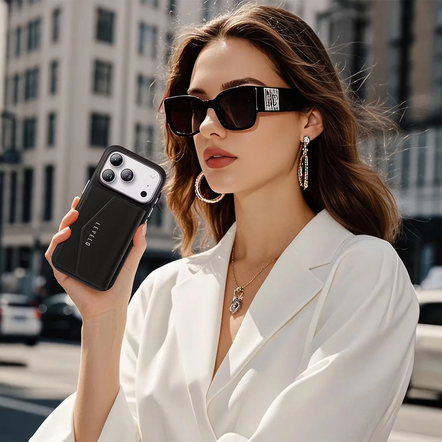 Vertex Wallet Case - PU Leather with MagSafe for iPhone 17 Pro Max