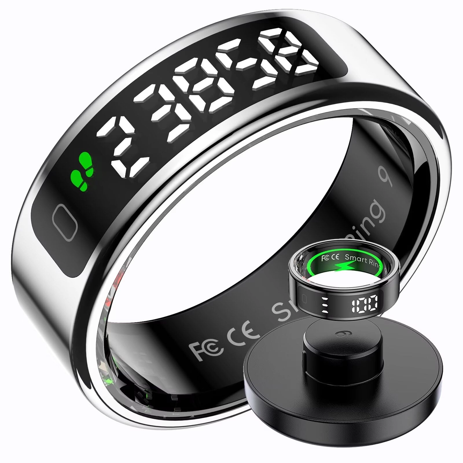 Smart Ring - Heart rate monitor Blood oxygen saturation Sleep Monitoring