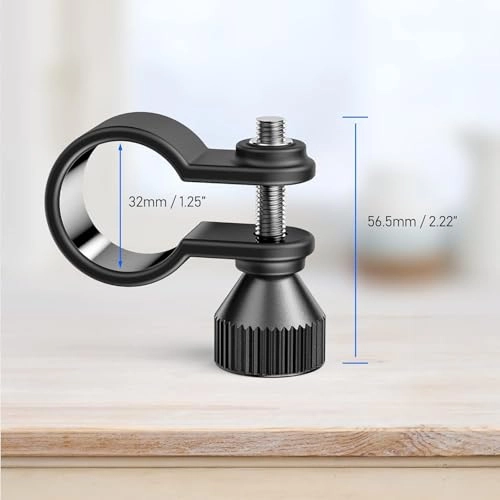 Diving Flashlight Holder Mount Clamp - Adjustable Aluminum Alloy