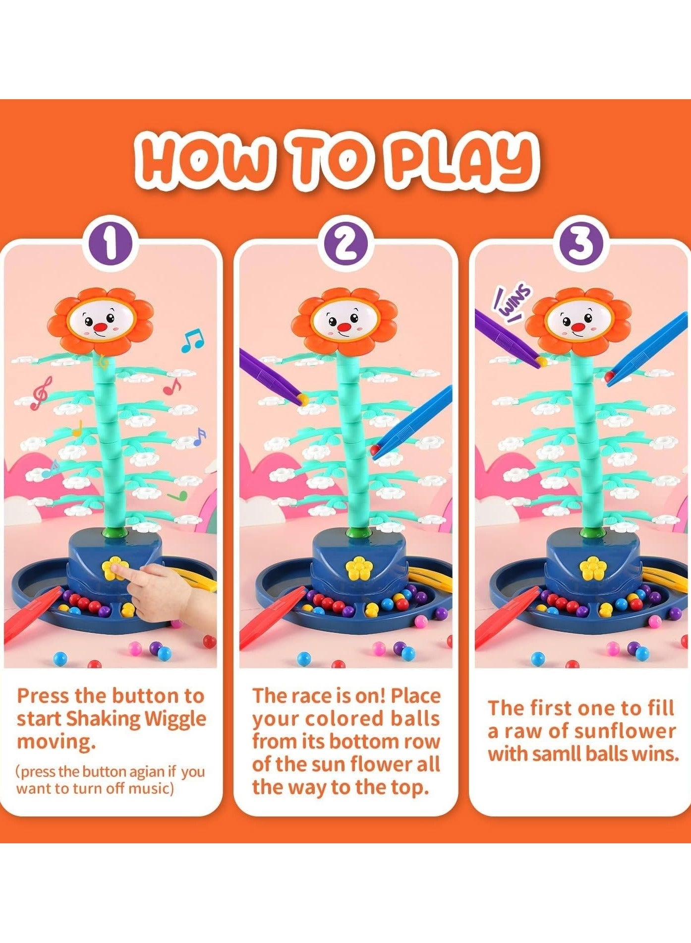 unikbebe Shaking Sunflower Balancing Game - 3+ Years