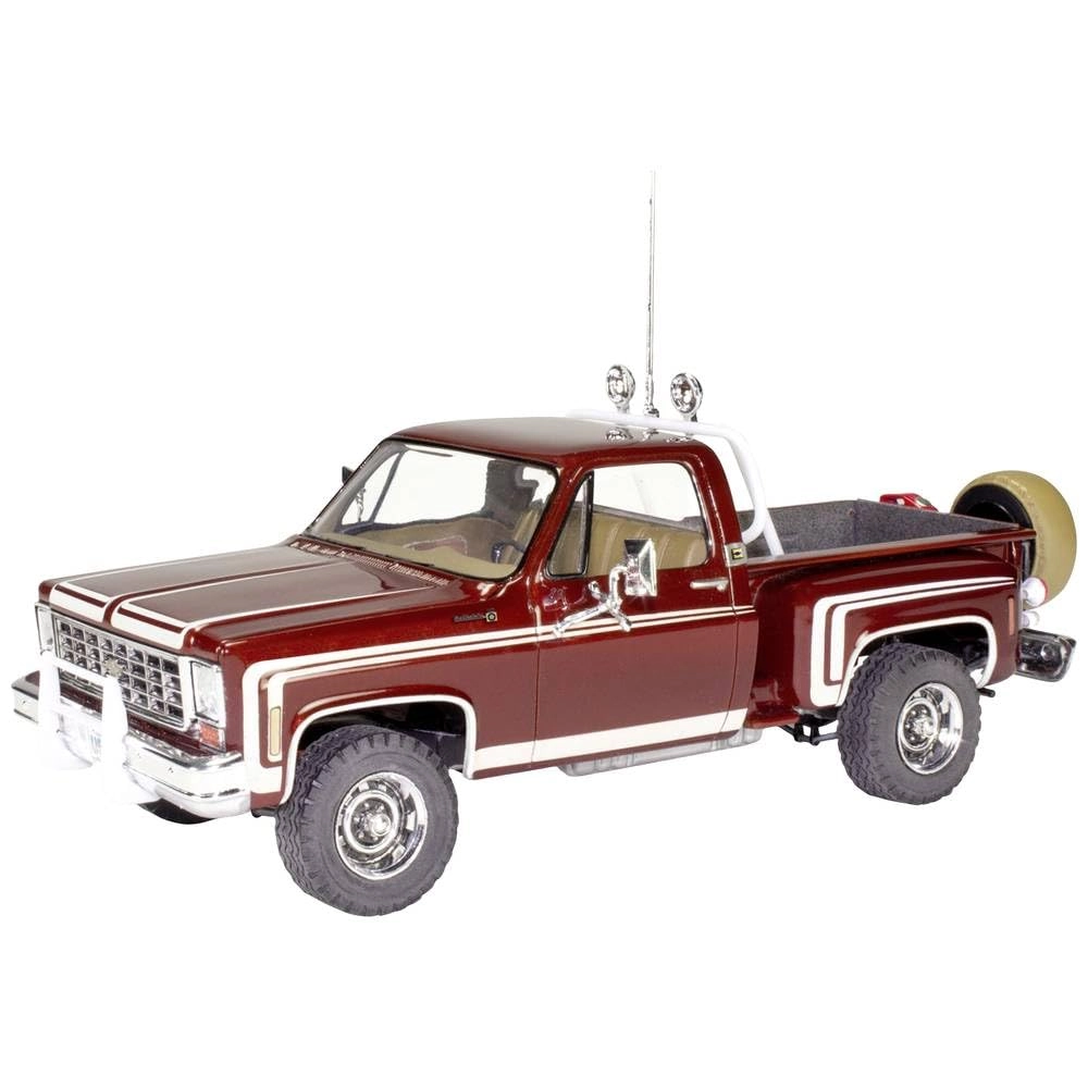Revell 1976 Chevrolet Sports Stepside Pickup Truck Model Kit (B07TYKZFQM) - 1:24