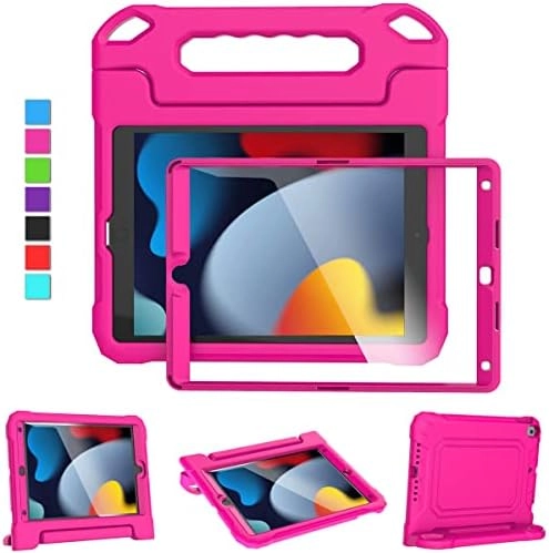 MZA STORES Shockproof Case with Screen Protector for iPad 9th/8th/7th generation 10.2-inch (2021/2020/2019) and iPad Air 3rd Gen/Pro 10.5-inch
