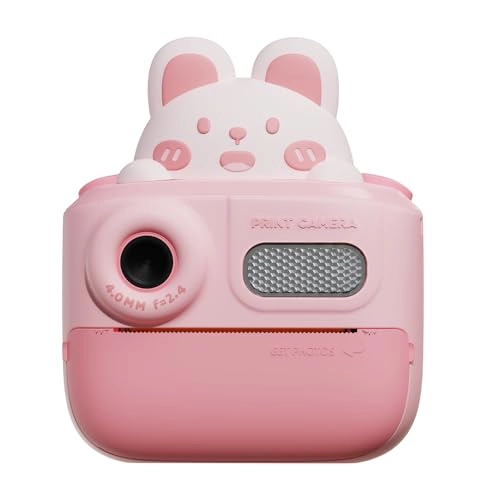 Kids Instant Print Camera - 2400W 2.4-inch Dual Lens