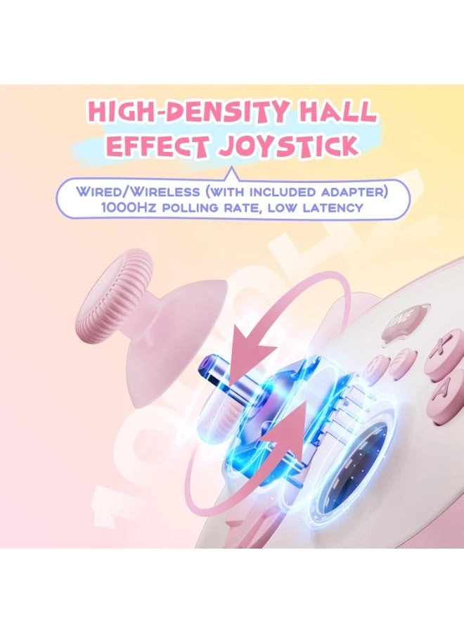 Meow Kitten Wireless Controller - Pink Nintendo Switch Windows PC Android iOS