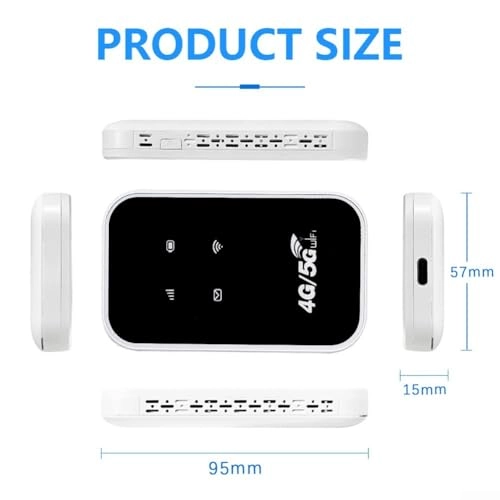 Portable Mobile WiFi Router - 4G 11*7*3.6CM
