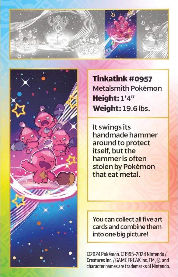 Paldean Fates Mini Tin - Tinkatink 2 Booster Packs