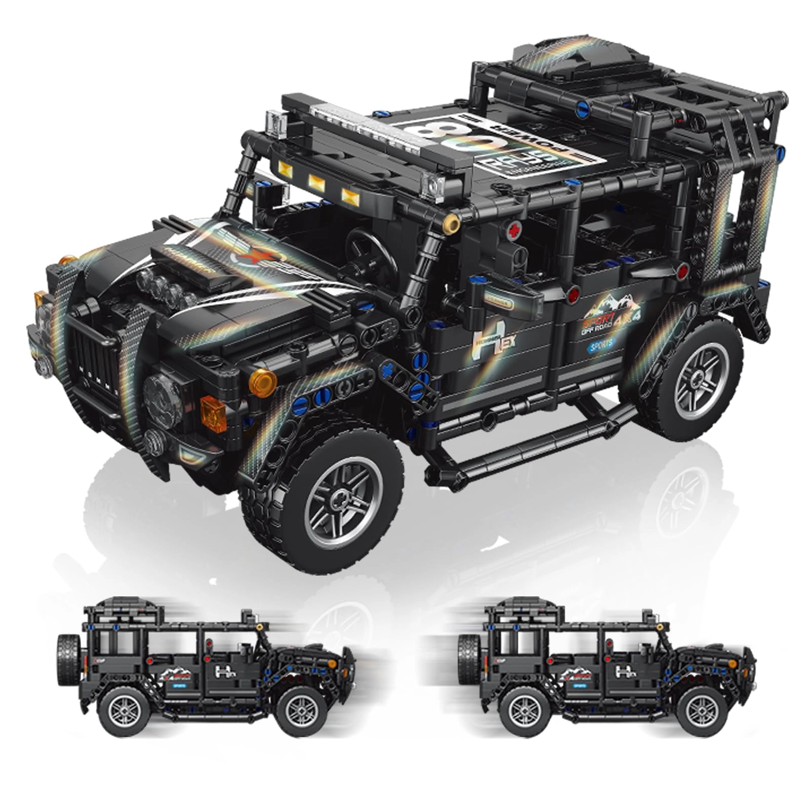 IBLOTIME Pull-back Technic Car Building Set - 909 pcs
