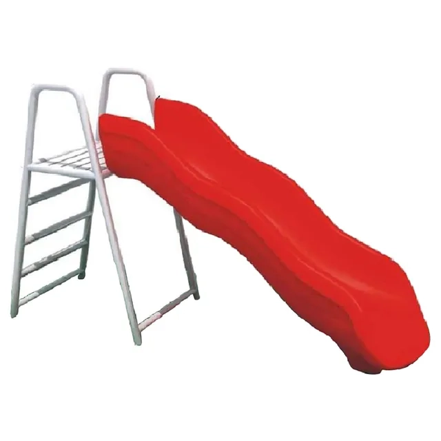 Metal Small Play Slide - 100cm Red 2+
