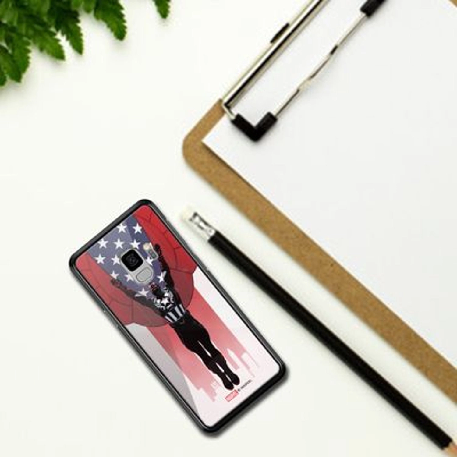 Falcon Captain America Back Case for Galaxy S9