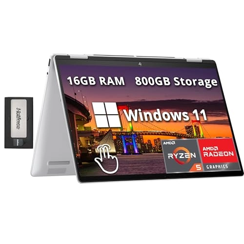 Envy x360 - 14'' Ryzen 5 8640HS 16GB DDR5 800GB (512GB SSD + 256GB Docking Station + 32GB MicroSD)
