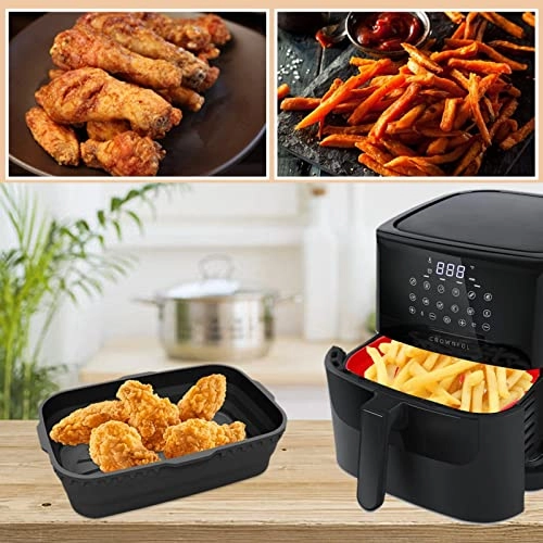 Foldable Air Fryer Liner - food-grade silicone 2Pcs