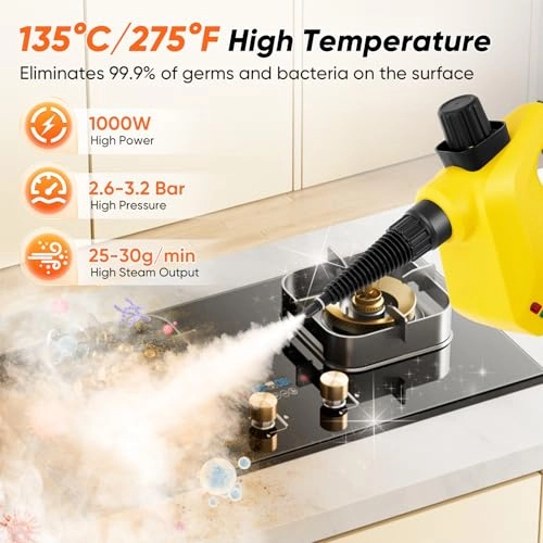 Portable Steam Cleaner - 2.6 to 3.2 bar 350ml