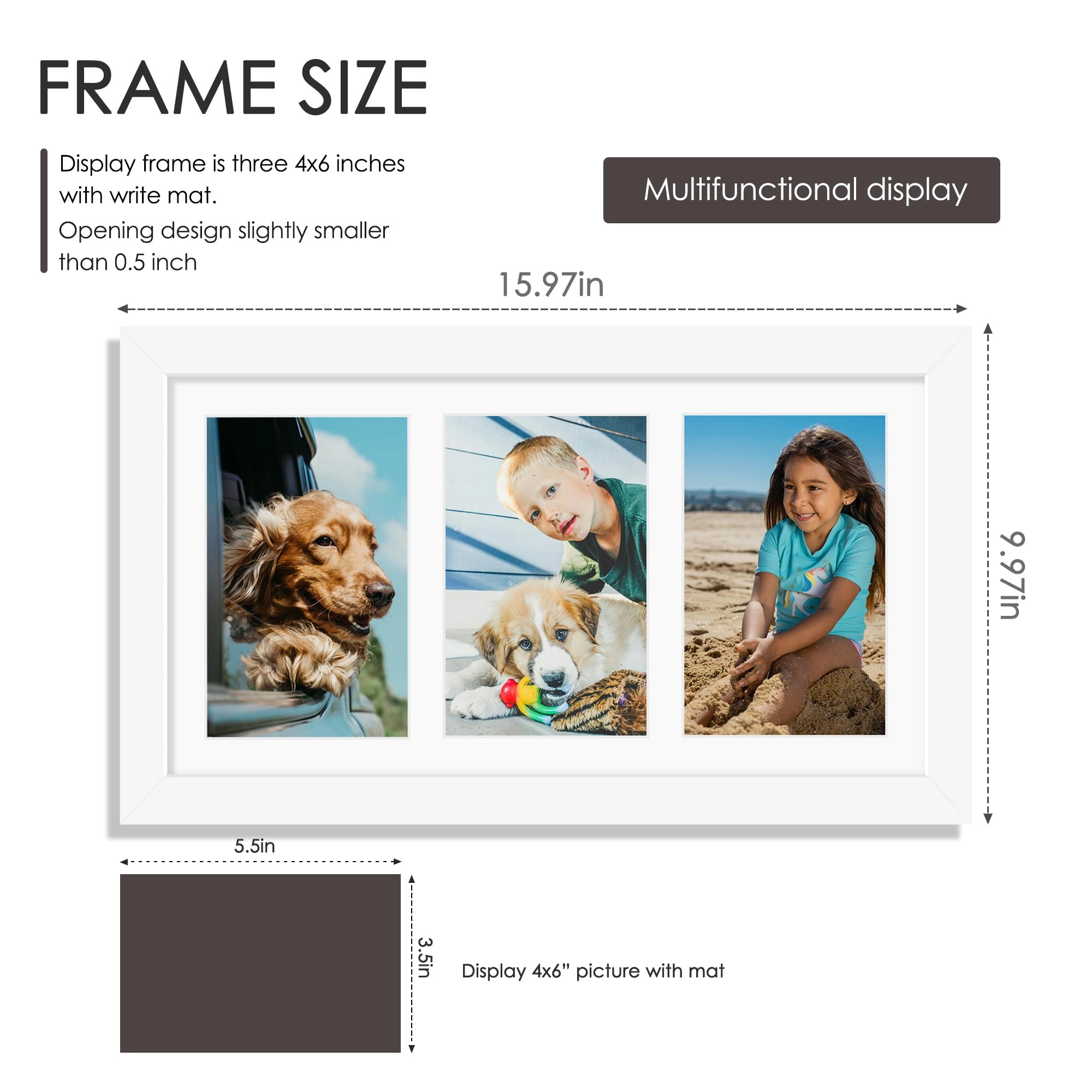 Collage Picture Frame - 8x14 3
