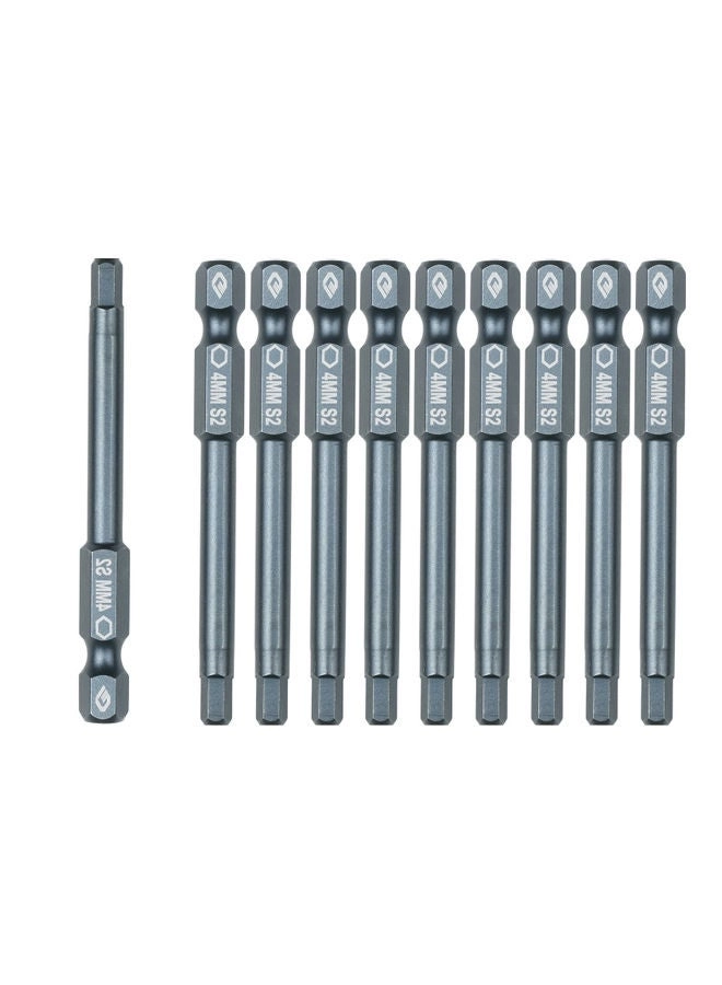NIBEMINENT Hex Shank Magnetic Screwdriver Bit Set - 4millimeter