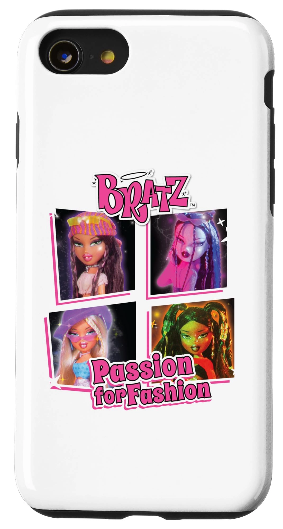 Bratz Passion For Fashion Dolls Case - Polycarbonate, Thermoplastic Polyurethane Protective for iPhone 7, iPhone 8, iPhone SE (2nd Gen)