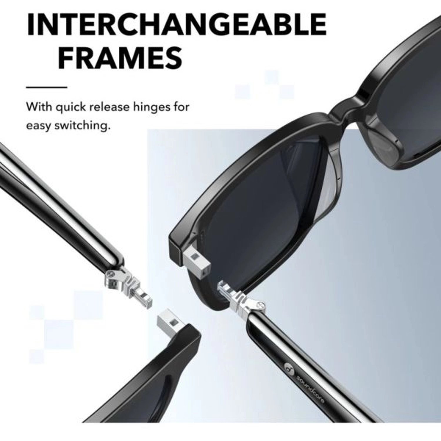 A3600012 - Audio Sunglasses Black Wireless 5.5 hour