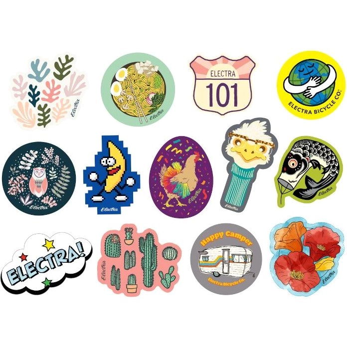 Electra Decal Sticker Book 4 pcs