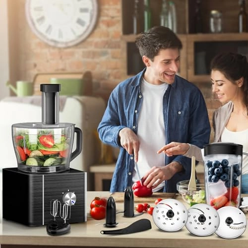 11-in-1 Food Processor and Blender - 3.2L 1100W