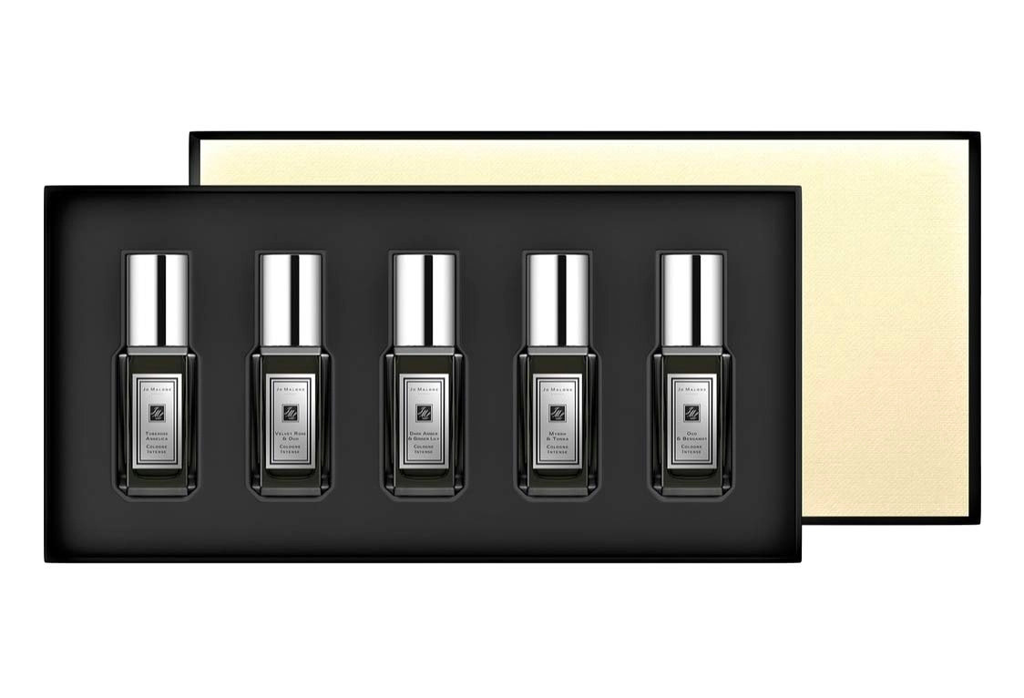 Jo Malone Tuberose Angelica - 9ml/0.3oz + Velvet Rose & Oud + Dark Amber & Ginger Lily + Oud & Bergamot + Myrrh & Tonka