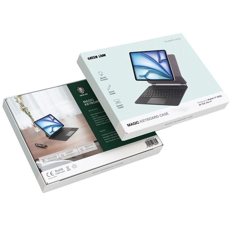 Keyboard Case with Pencil Holder for iPad Air 13-inch