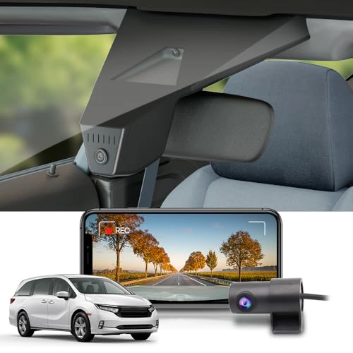 2K Front and 1080P Rear 1440 X 1080 pixels for Honda Odyssey 2021 2022 2023 2024 2025 (Gen6)