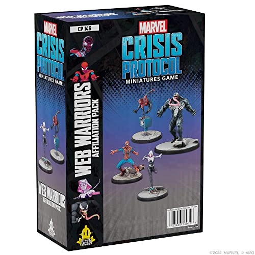 Marvel Crisis Protocol: Web Warriors Affiliation Pack - Miniatures Game