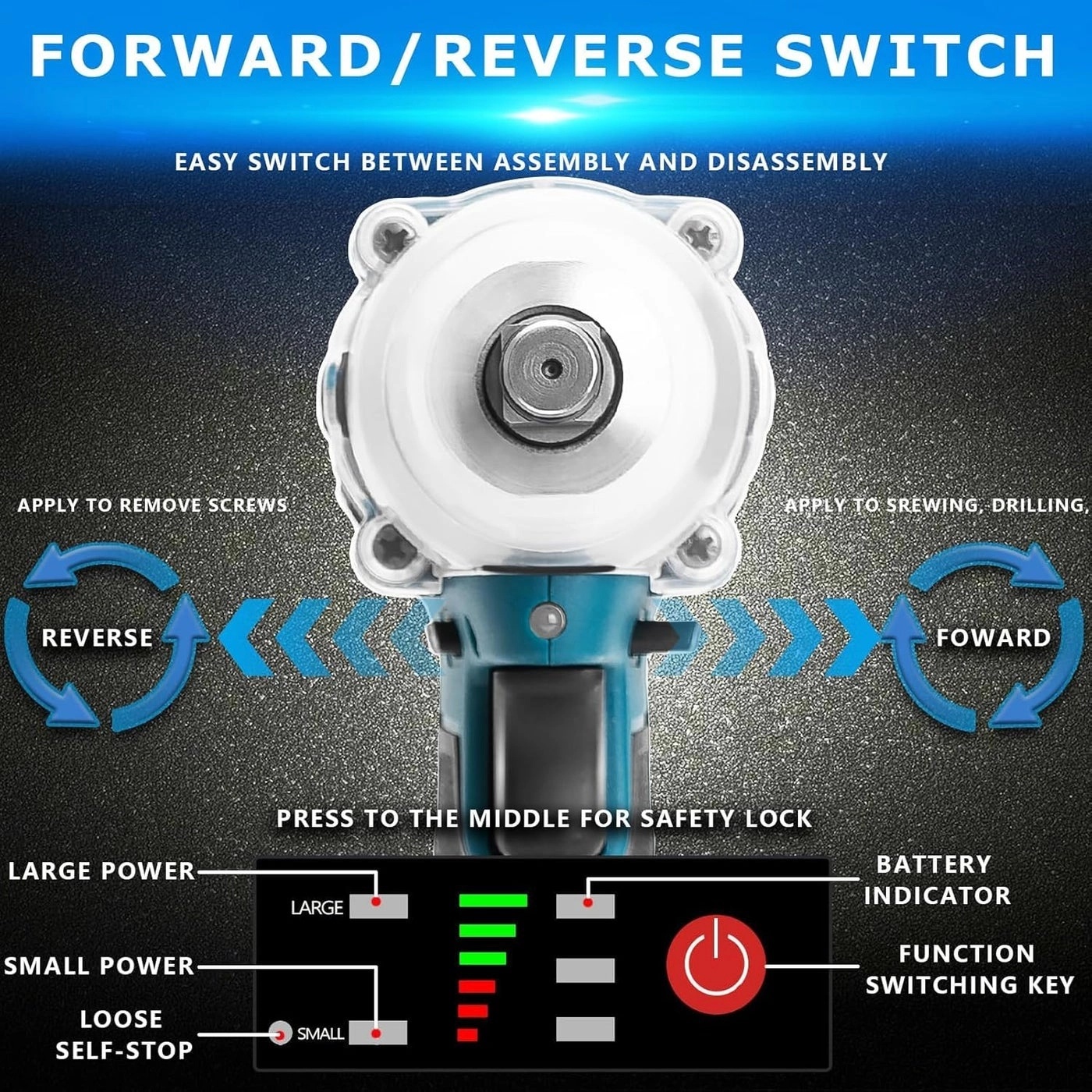 PRO Series 21V37V - 400NM 12 inch