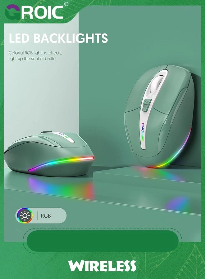 LED Slim Silent Mouse - Wireless