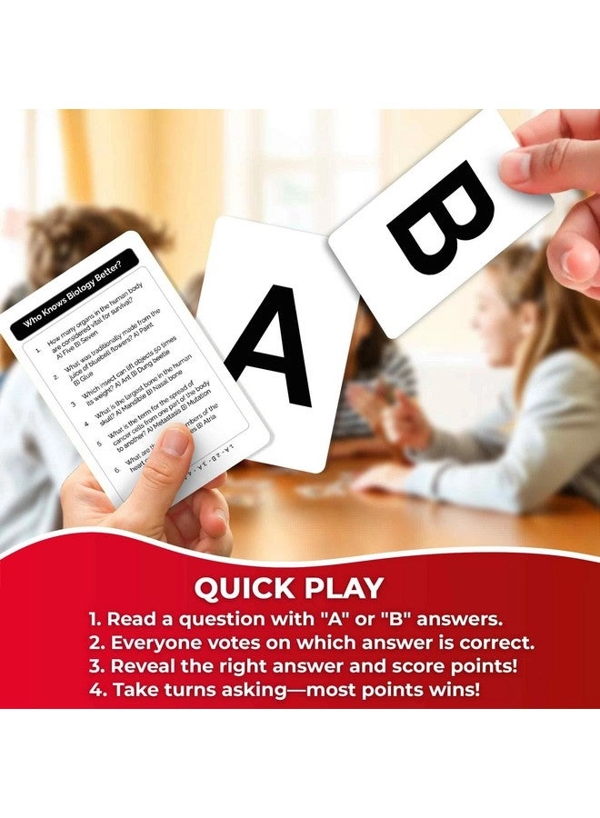 Who Knows Biology Better - Educational Trivia Card Game