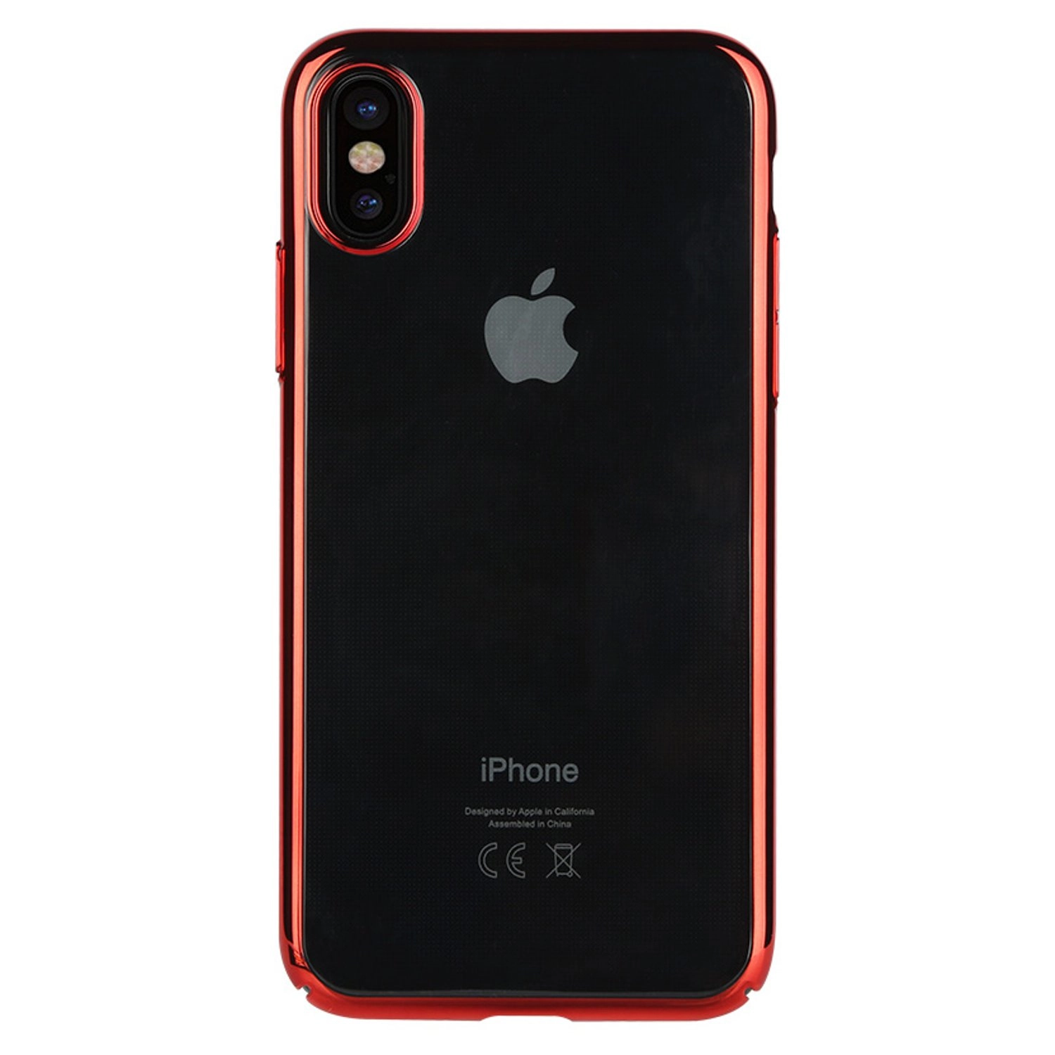 Electroplating Cover Back Case for Apple iPhone X
