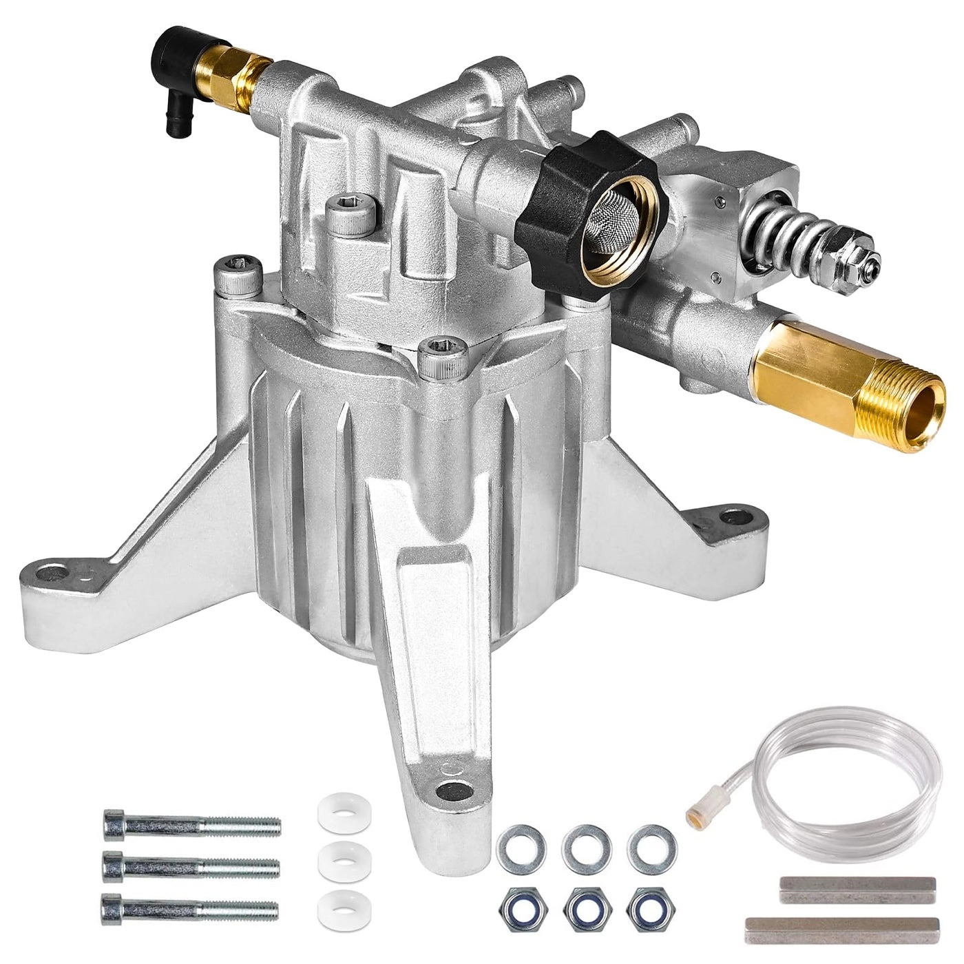 YAMATIC Rear Inlet/Outlet Vertical Pressure Washer Pump - 7/8" Shaft 3000 PSI 2.5 GPM