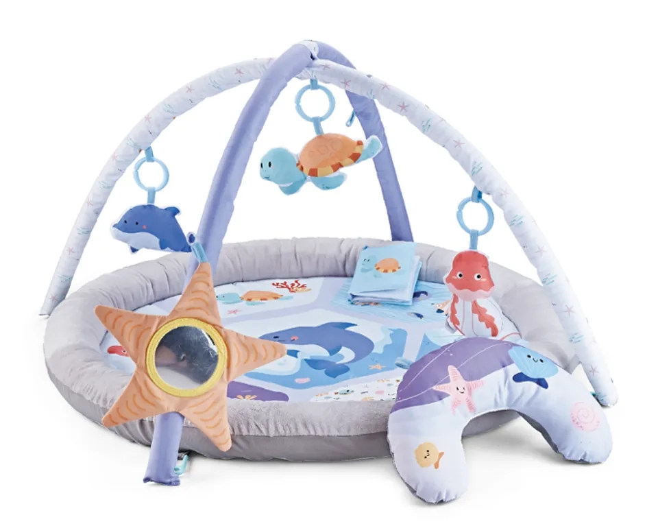 A Thousand & One Cuddles Baby Playmat - Plush Ocean Theme 0 month