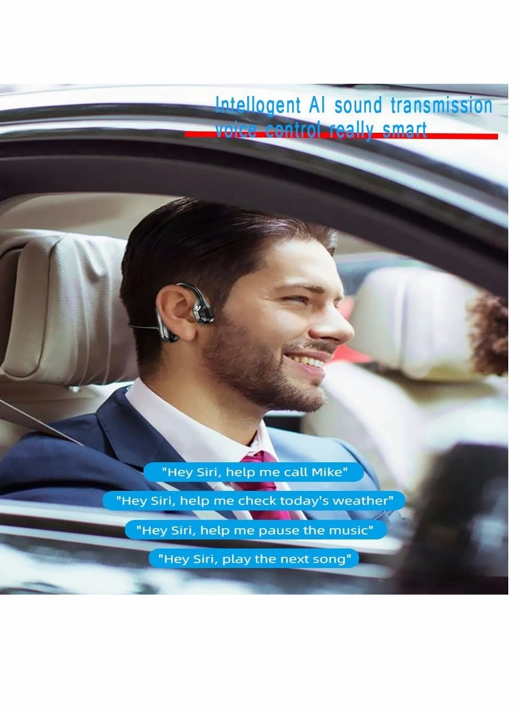 Open Ear Clip Headphones Wireless Headphone