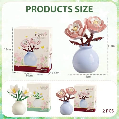 Flower Building Block Toy - 2pcs