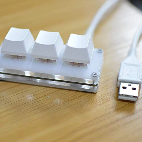 3-Key Mini Gaming Keyboard - Wired/Wireless