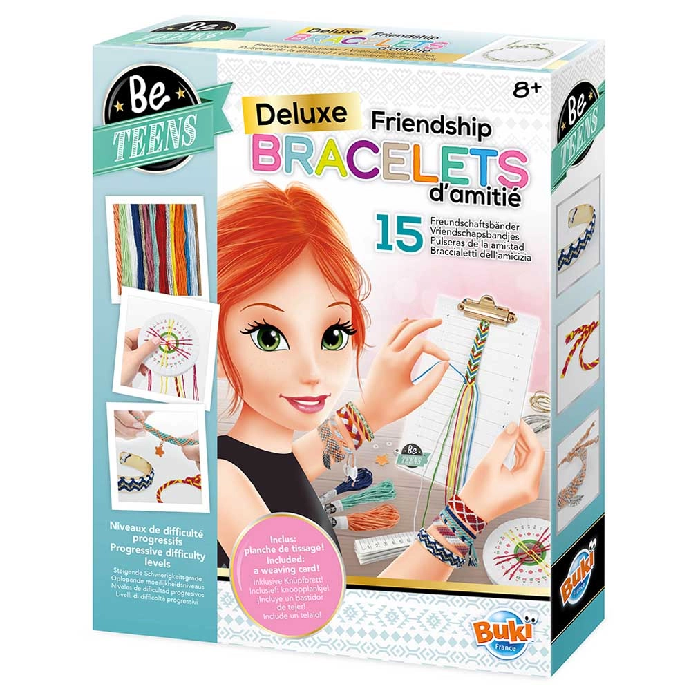 Friendship Bracelets Deluxe Kit - 15 bracelets 8 to 13+ yrs