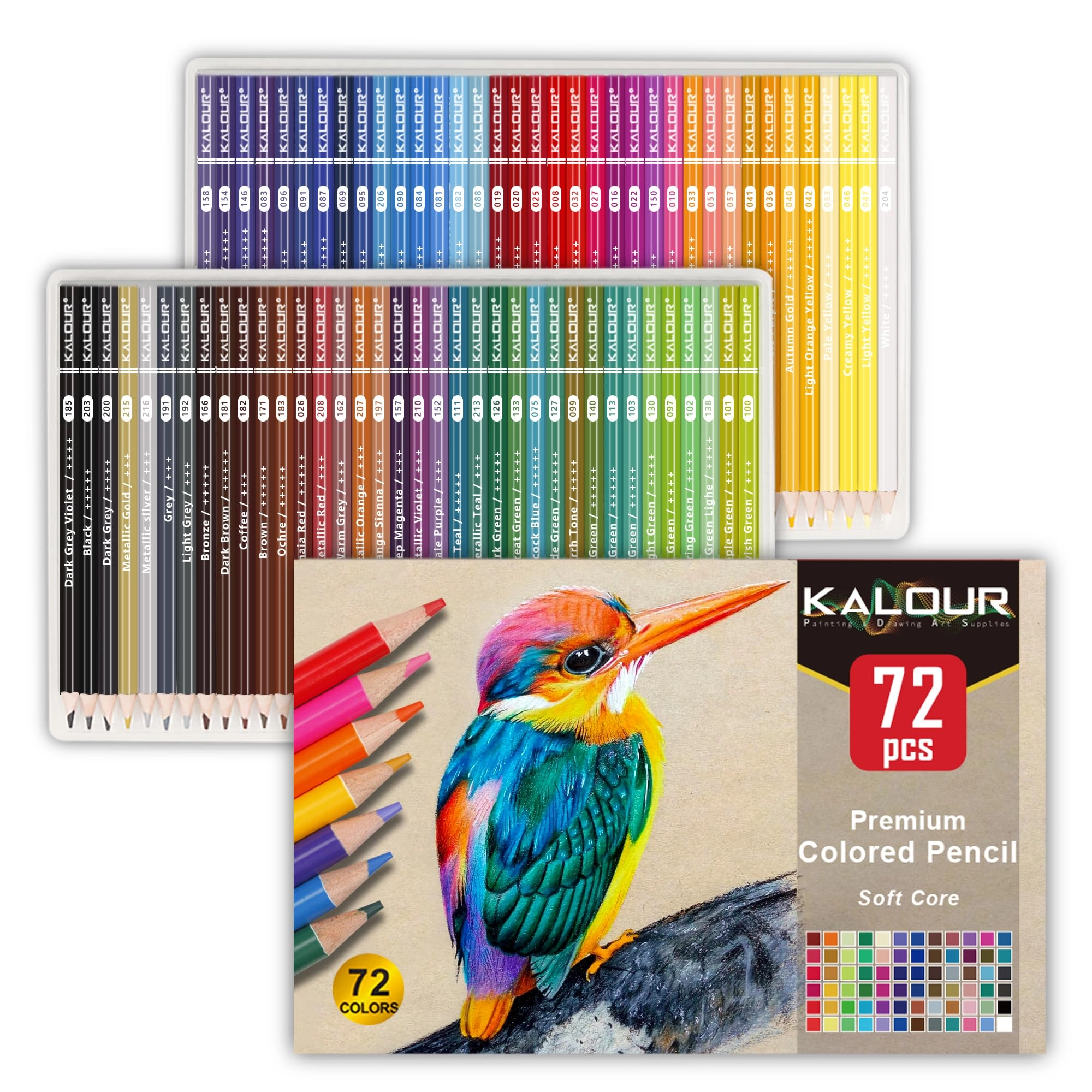 Kalour Coloured Pencils - 72 Pcs