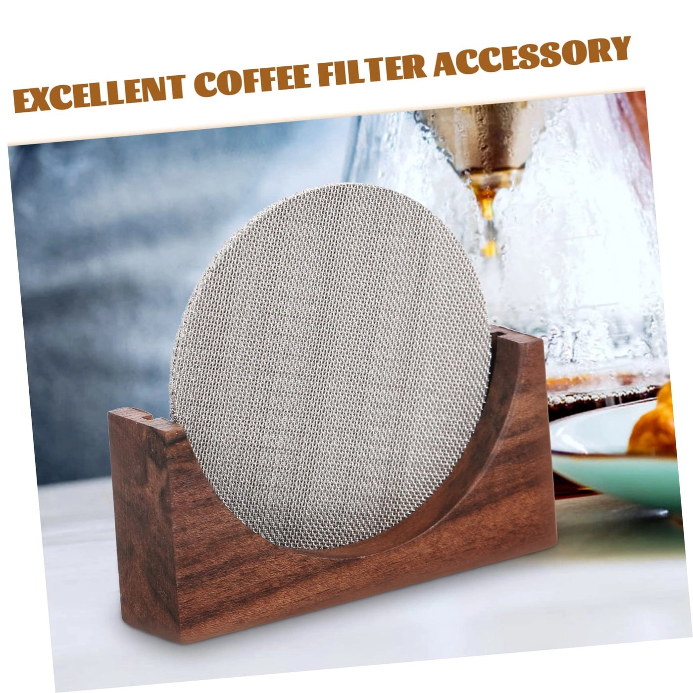 Espresso Puck Screen - Stainless Steel Double Cup