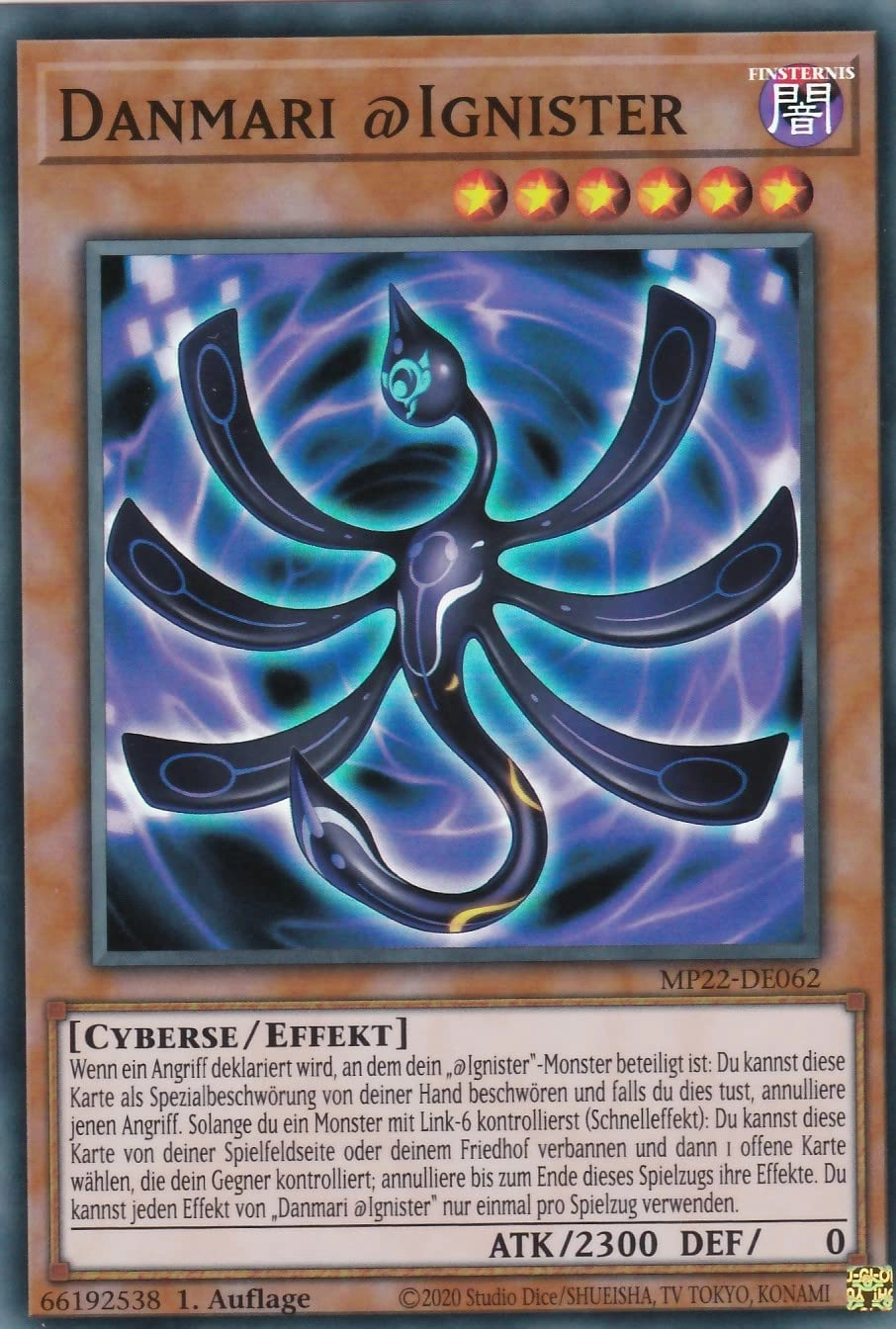 KNMI (Near Mint) MP22-DE062 - Danmari @Ignister German + Ultrapro Toploader + Ultra Pro transparent case