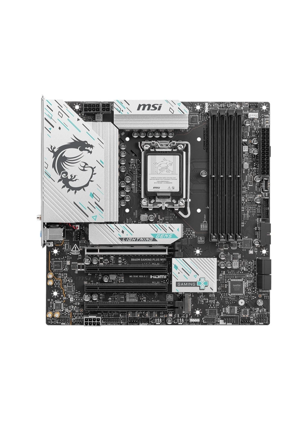 B860M GAMING PLUS - mATX LGA 1851 Wi-Fi 7