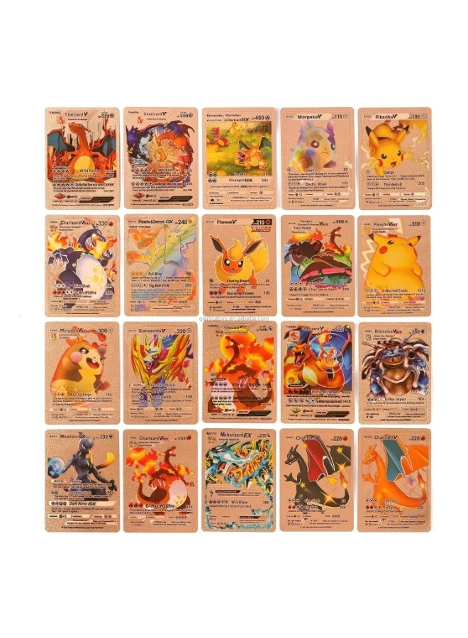 Assorted Cards Deck Box Set - Gold 55pcs