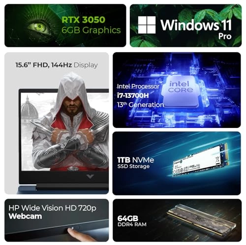 Victus 15-FA1038NE-8512 - 15.6'' i7-13700H 64GB DDR4 1TB SSD