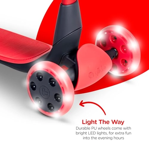 LUNA 3-in-1 Kick Scooter – LED + Seat