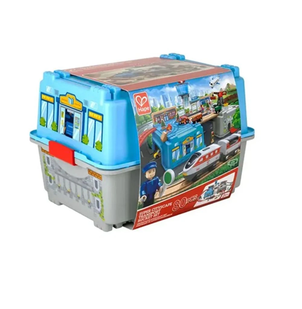 Super Cityscape Transport Bucket Set - 80 pcs